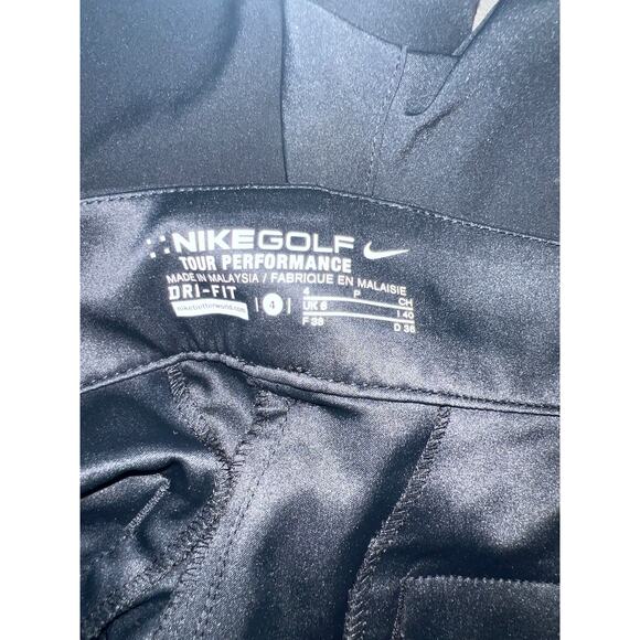 Nike Golf Tour Performance Dri Fit women's golf  black shorts sz 4 modern rise - Picture 7 of 8